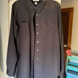 Calvin Klein Navy Blouse